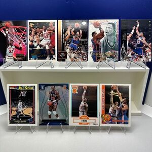 Patrick Ewing Vintage New York Knicks 9 card lot